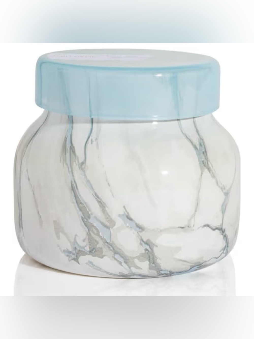 Capri Blue Modern Marble Jar Candles Scented Home Decor Gifts - Blue Jean (8 oz)